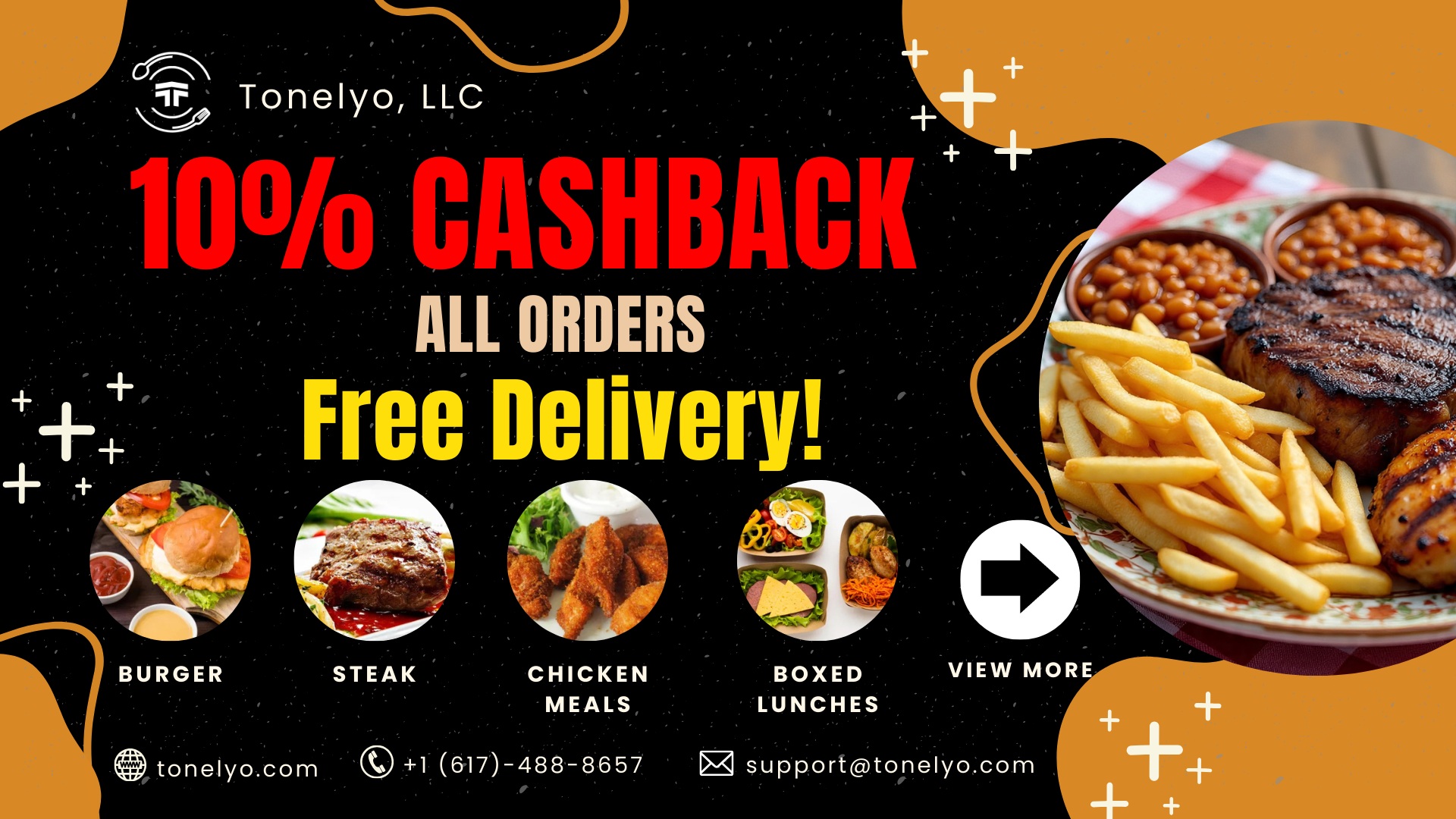 Promo 20% cashback banner